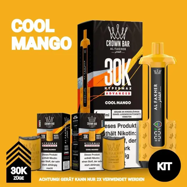 Al Fakher | Hypermax 30K Kit | Cool Mango