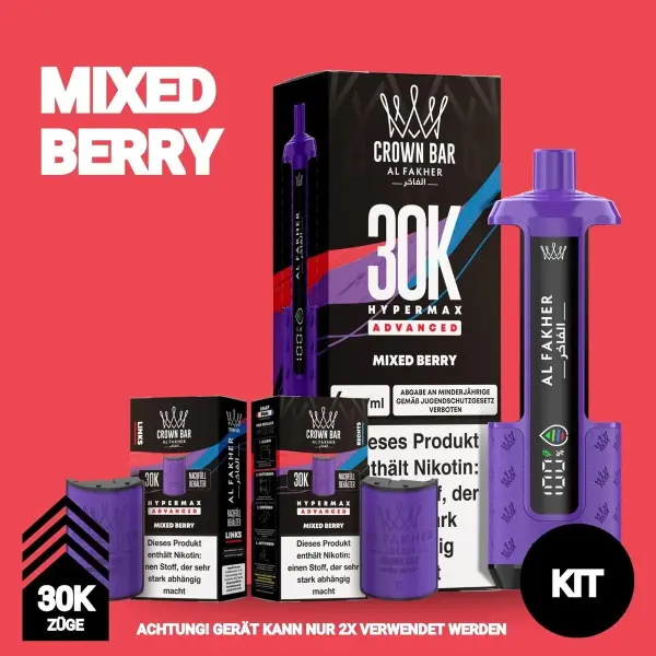 Al Fakher | Hypermax 30K Kit | Mixed Berry