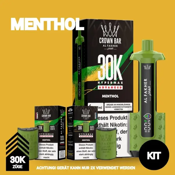 Al Fakher | Hypermax 30K Kit | Menthol