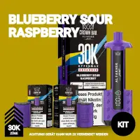 Al Fakher | Hypermax 30K Kit | Blueberry Sour Raspberry