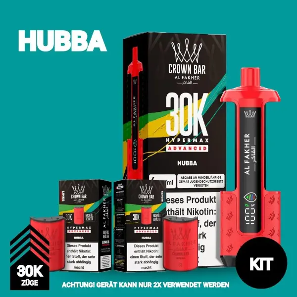 Al Fakher | Hypermax 30K Kit | Hubba
